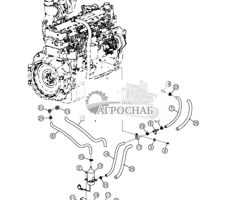 Нагреватель охлаждающей жидкости двигателя (240 В) (6090HDW01  6090HDW04) - ST3373 264.jpg